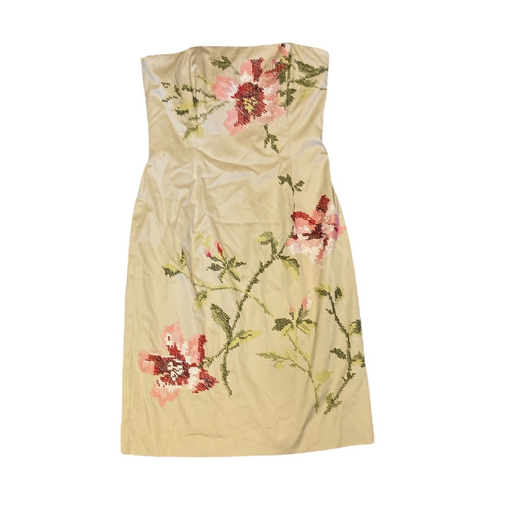 Kay Unger strapless dress